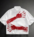 Manfinity VCAY Men's Arm Print Short Sleeve Shirt