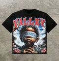 Valley The World Is Your Men's Retro 220g Cotton T-Shirt, Printing Grunge Style, Street Clothes,Christianity Clothing, Large T-Shirt,  Jesus Shirt,Graphic Shirt, T-Shirt, Christian Clothes ,Gothic Pun
